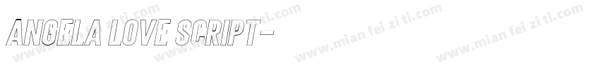 Angela love Script字体转换